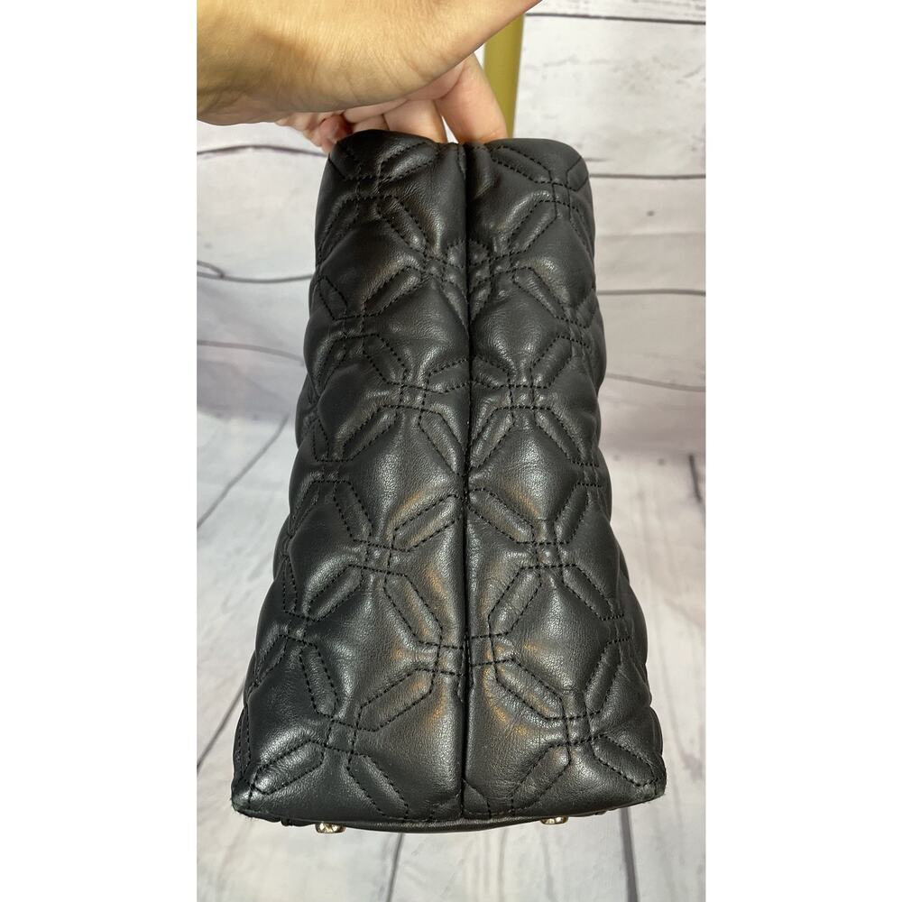 Kate Spade Astor Court Elena Black Pebbled Leather Shoulder Tote Bag - Picture 10 of 11